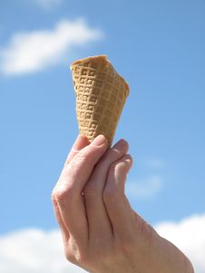 A Woman With Ice Cream Stock Photos A Woman With Ice Cream Stock Photos