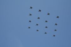 Plane Formation Royalty Free Stock Images