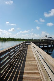 Wooden Walkway Royalty Free Stock Image Wooden Walkway Royalty Free Stock Image