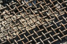 A Rusty Grid Royalty Free Stock Images