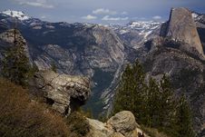 High Country View Of Half Dome Royalty Free Stock Image High Country View Of Half Dome Royalty Free Stock Image