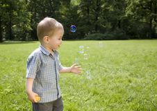 Soap Bubbles Stock Image