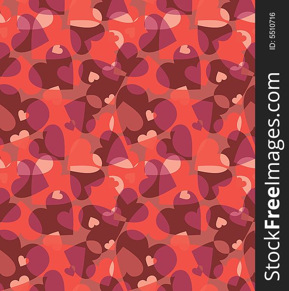 Seamless background from a hearts ornament, Fashionable modern wallpaper or textile. Seamless background from a hearts ornament, Fashionable modern wallpaper or textile