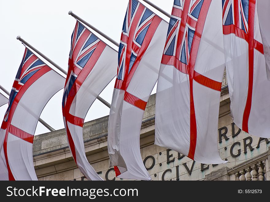 Admiralty Arch Flags