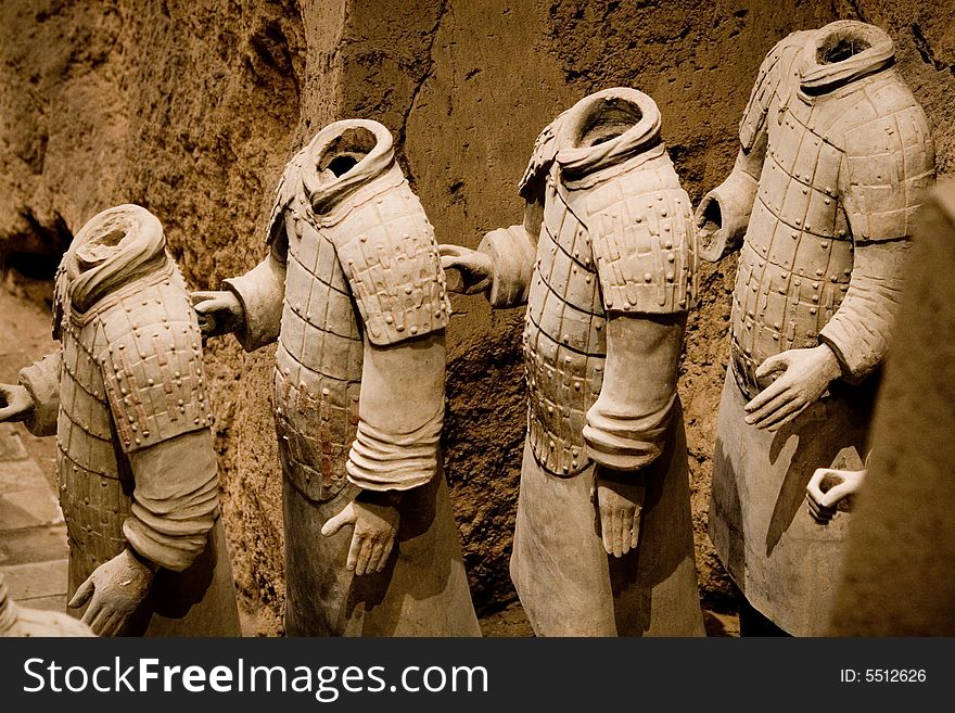 Terra Cotta Warriors Of Qin