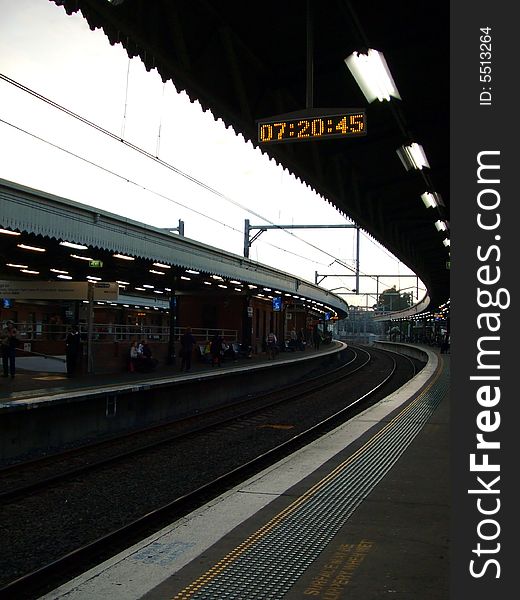 Photo of Strathfield Station, Sydney. Photo of Strathfield Station, Sydney