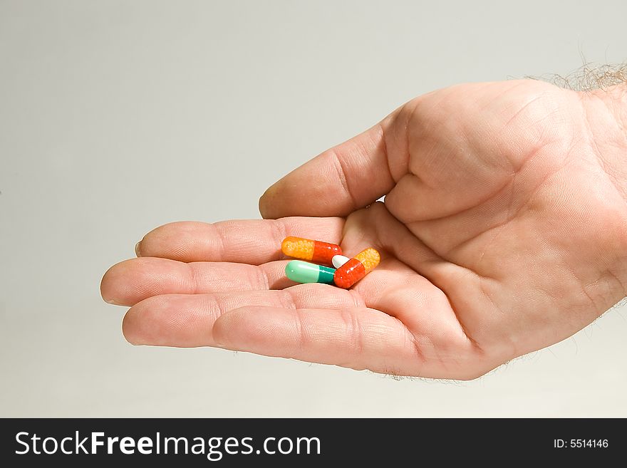 Pills In Various Colors