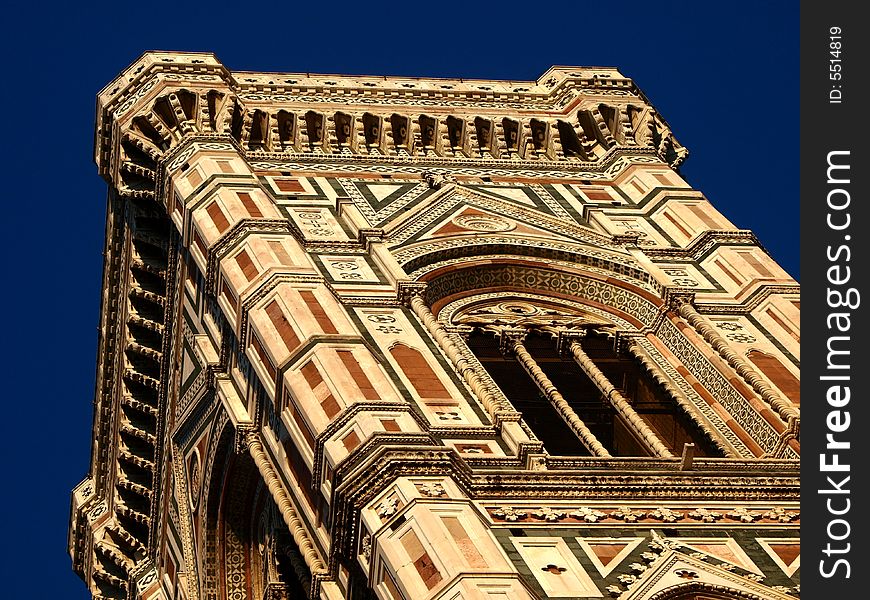 Tower of Duomo in Florence - Italy. Tower of Duomo in Florence - Italy