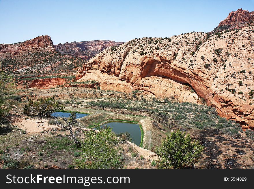 View of the Anasazi Canyon, Arizona