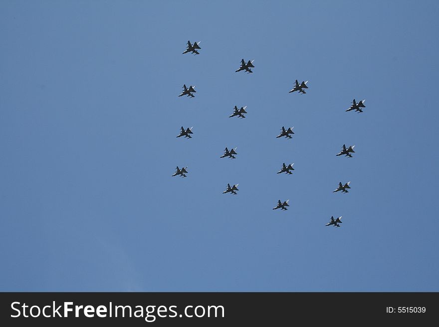 RAF plane formation of tornados