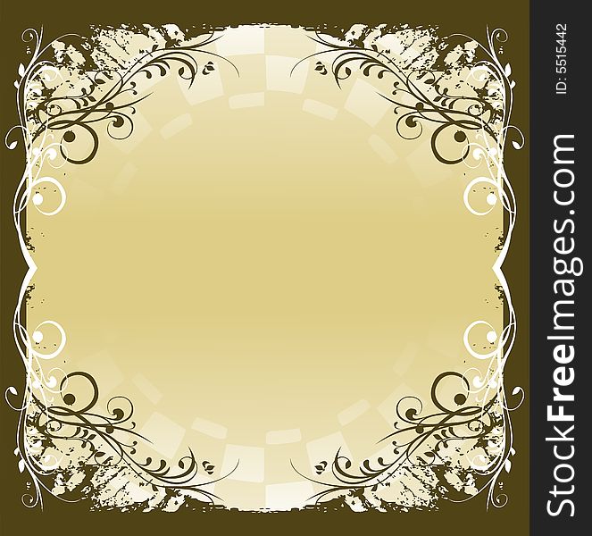 Old stylish ornaments vector background. Old stylish ornaments vector background