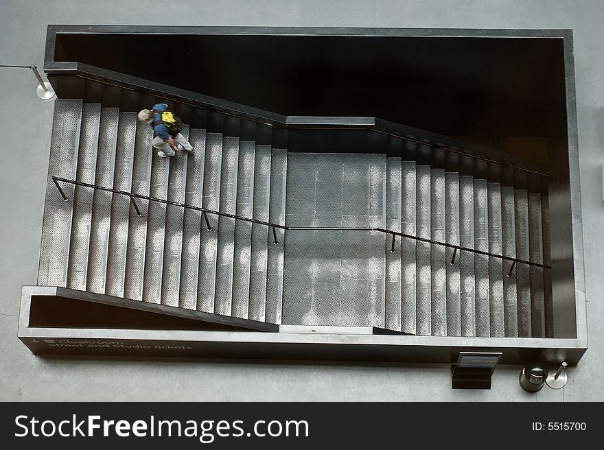 Metal stairs in Tate modern