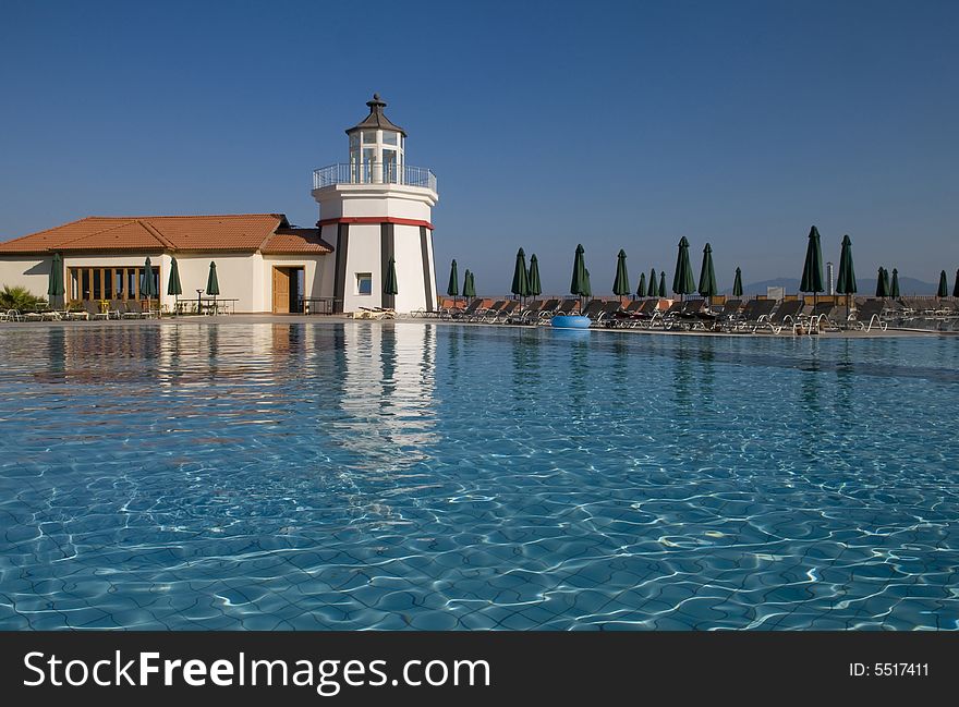 Turkish resort near the Aegean sea