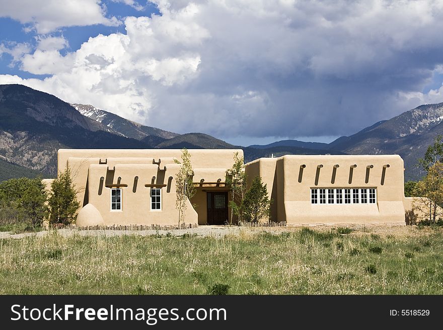 Adobe Mountain House in New Mexico.