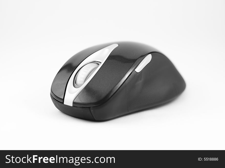 Typical cordless mouse on blank. Typical cordless mouse on blank.