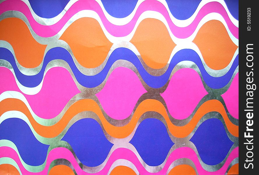 Colored Waves Pattern