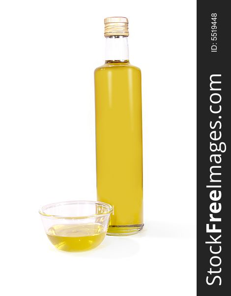 Olive oil for healthy recipes, used in nutrition and dietetics