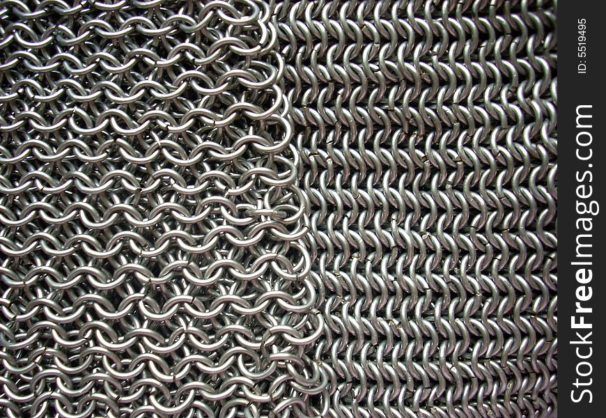 This is the texture of antique chain mail. Of course, itâ€™s a hand-made article. This is the texture of antique chain mail. Of course, itâ€™s a hand-made article.