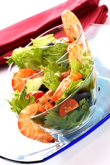 Shrimp Salad Stock Photography Shrimp Salad Stock Photography