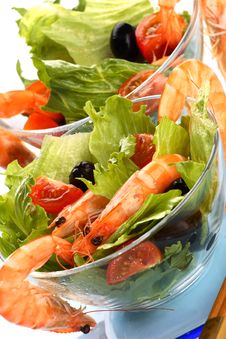 Shrimp Salad Royalty Free Stock Images Shrimp Salad Royalty Free Stock Images