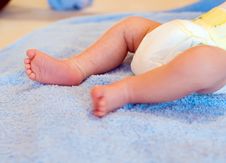 Newborn S Legs Royalty Free Stock Photos Newborn S Legs Royalty Free Stock Photos