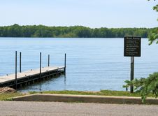 Boat Dock And Sign At The Lake Stock Image Boat Dock And Sign At The Lake Stock Image