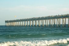 Fishing Pier Stock Images