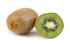 Kiwi And Half Isolated Royalty Free Stock Photos Kiwi And Half Isolated Royalty Free Stock Photos