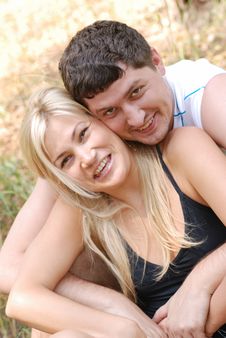 Love Man And Girl Royalty Free Stock Photography