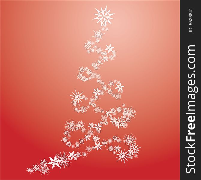 Christmas background of a swirly spiral made from snowflakes. Also available as vector. Christmas background of a swirly spiral made from snowflakes. Also available as vector.