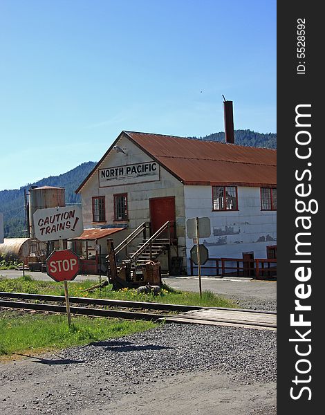 Historic cannery museum on the northwest coast near prince rupert, canada