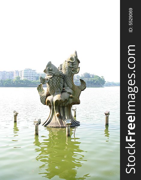 Asia china chinese figure sculpture
lake water wave traditional traditionary tradition reflection jump surface light celebrate celebration
fish