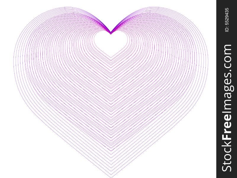 Vector illustration -a hearts for desing. Vector illustration -a hearts for desing