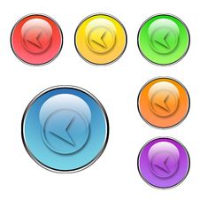 Back Button Set Stock Image Back Button Set Stock Image