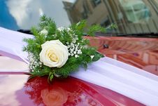 Flowers And Decorations At Wedding Royalty Free Stock Photography