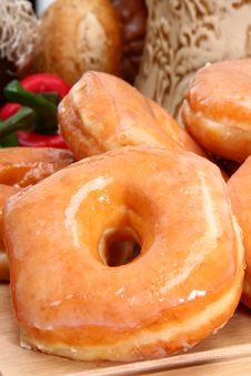 Glazed Donuts Stock Images