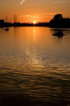 Sunset In Oradea 3 Stock Image Sunset In Oradea 3 Stock Image
