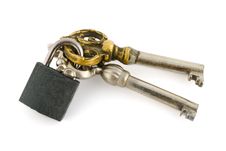 Keys And Lock Stock Photo