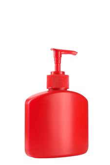 Red Soap Bottle Stock Photography Red Soap Bottle Stock Photography