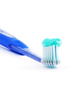 Tooth-brush And Tooth-paste Royalty Free Stock Photos Tooth-brush And Tooth-paste Royalty Free Stock Photos