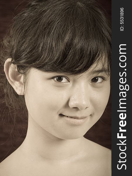 This photo featuring a young asian girl. This photo featuring a young asian girl.
