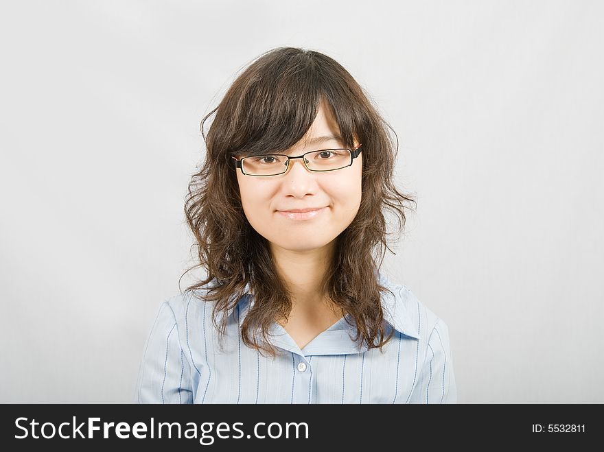 A portrait photo of a young office lady who is beautiful and confident. A portrait photo of a young office lady who is beautiful and confident.