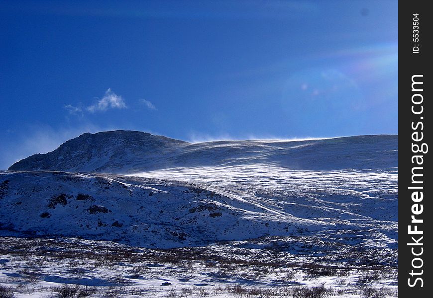 The summit of Mount Beirstadt in Colorado. The summit of Mount Beirstadt in Colorado