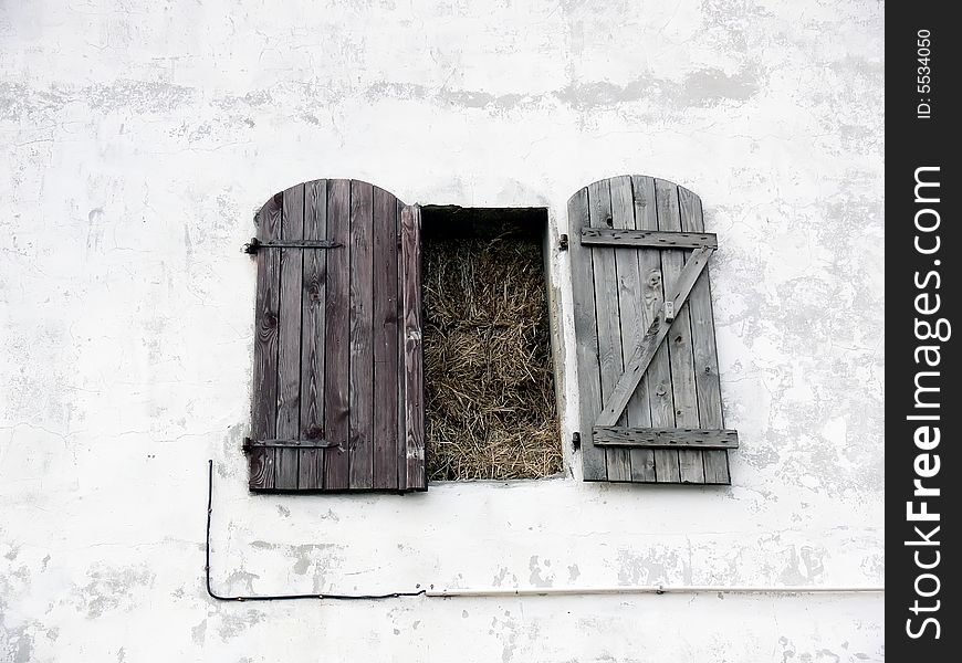 Window Full Of Straw