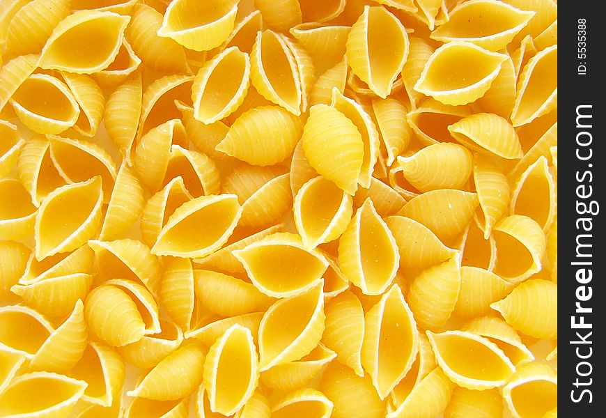 Pasta can be used as background