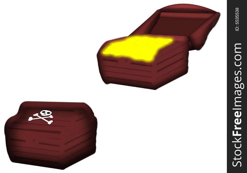 Tesure chest,can be used as icons