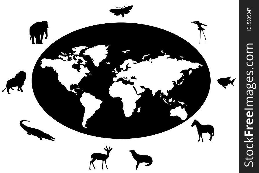 Animals in the world