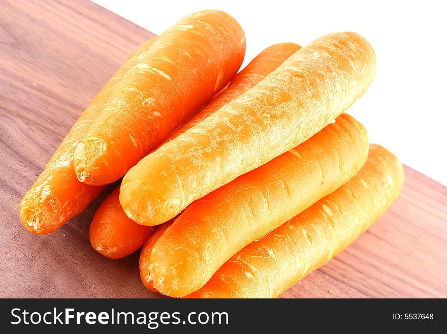 Carrot isolated on a background.