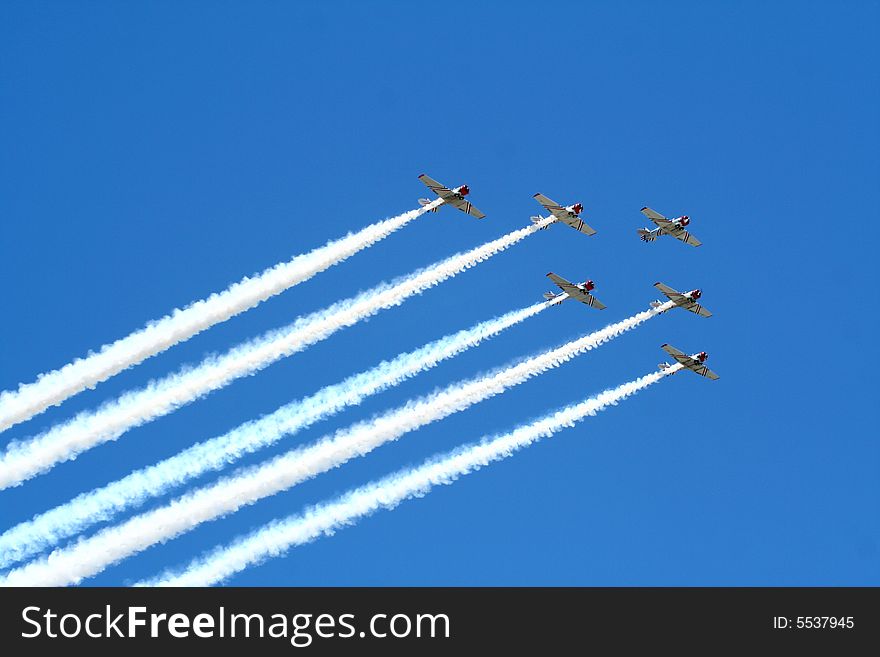 Air show in Jones Beach, New York on May 25, 2008. Air show in Jones Beach, New York on May 25, 2008