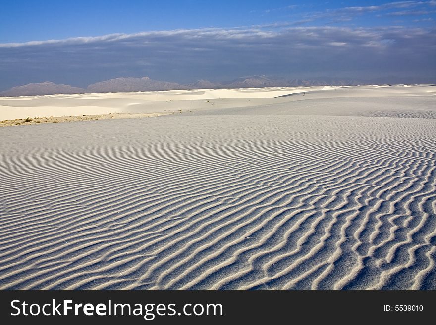 White Dunes National Monument - New Mexico.